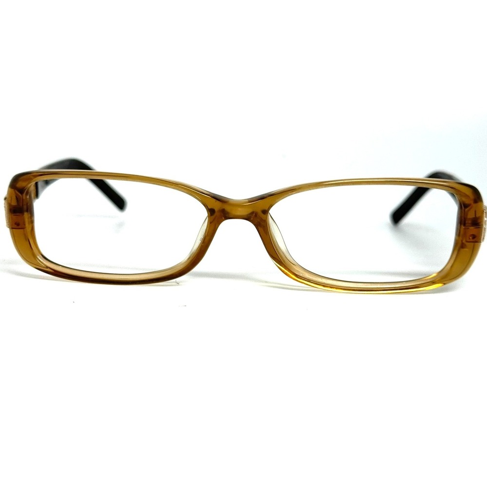 Givenchy VGV614S Honey Tortoise Gold Logo Eyeglass Frames Italy D67 140